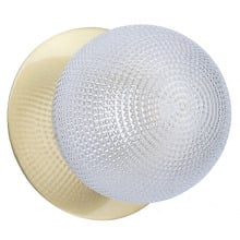 Lassie Diamond Cut Glass Cool White LED Outdoor Wall Light